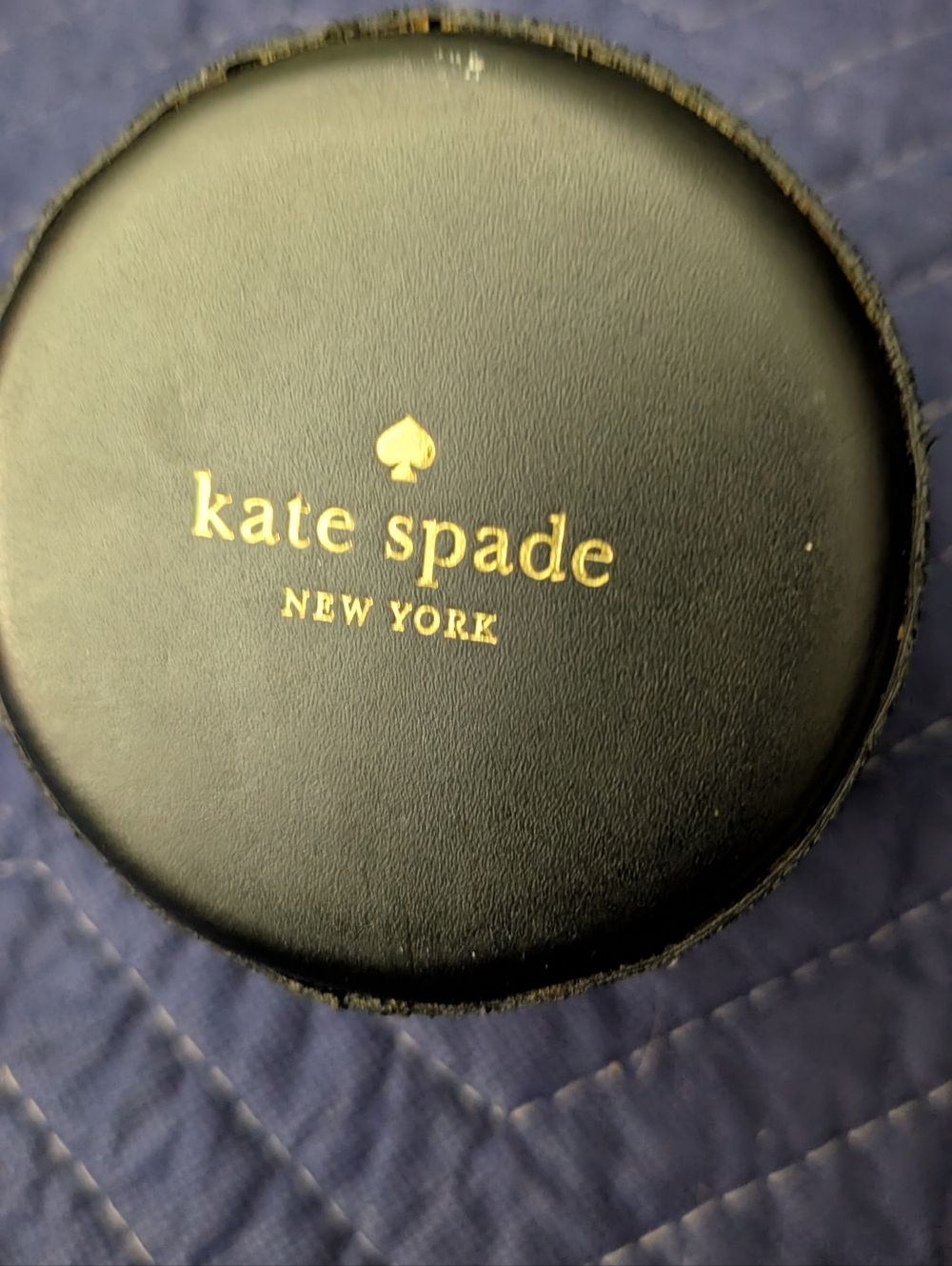 kate spade black glitter rabbit-ear coin purse with pink ears - Picture 5 of 5